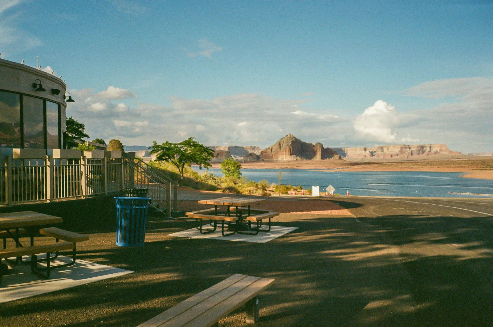 Travel scene — vibrant market in a Southeast Asian city